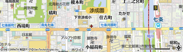 京都府京都市下京区材木町482周辺の地図