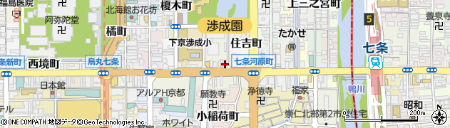 京都府京都市下京区材木町474周辺の地図