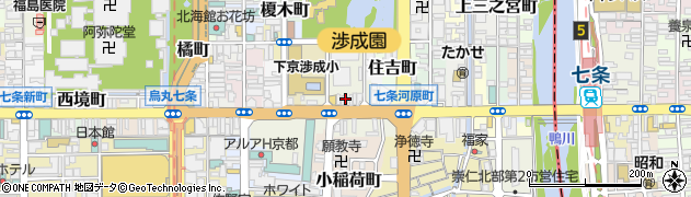 京都府京都市下京区材木町478周辺の地図