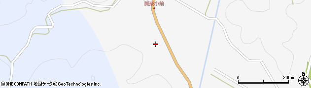 愛知県新城市作手田原朴橋周辺の地図