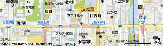 京都府京都市下京区材木町484周辺の地図
