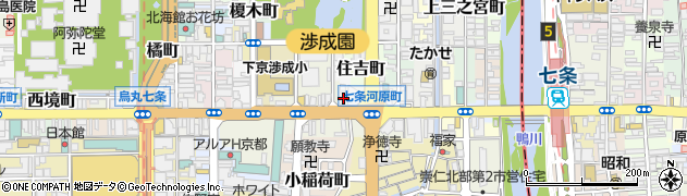 京都府京都市下京区材木町470周辺の地図