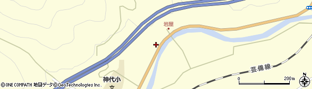 岡山県新見市神郷下神代3622周辺の地図