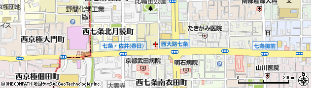 ほっかほっか亭　西大路七条店周辺の地図