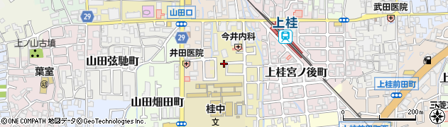 京都府京都市西京区上桂森上町11-50周辺の地図