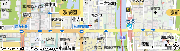 京都府京都市下京区材木町454周辺の地図