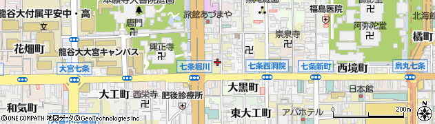 京都府京都市下京区米屋町162周辺の地図