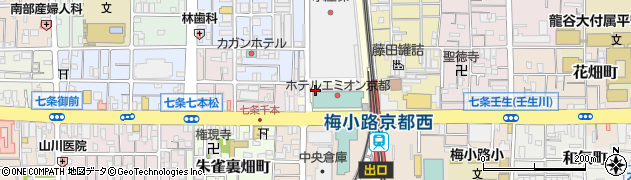 京都府京都市下京区朱雀堂ノ口町周辺の地図