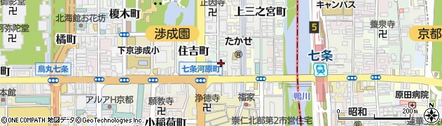 京都府京都市下京区材木町454-1周辺の地図