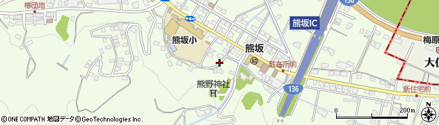 静岡県伊豆市熊坂434周辺の地図