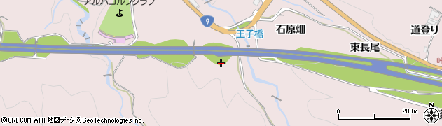 京都府亀岡市篠町王子（東長尾）周辺の地図
