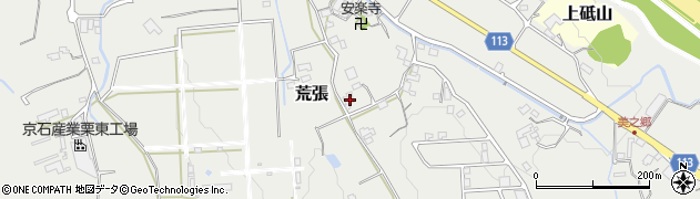 滋賀県栗東市荒張1197周辺の地図