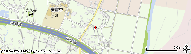 兵庫県姫路市安富町安志342周辺の地図