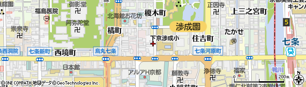 京都府京都市下京区堀詰町周辺の地図
