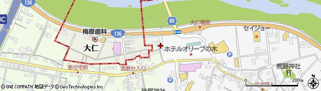 静岡県伊豆市熊坂857周辺の地図