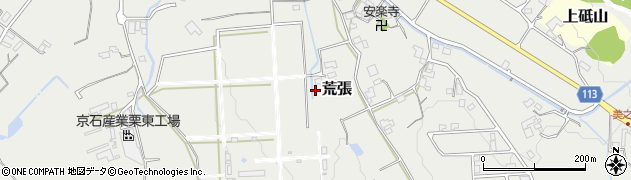 滋賀県栗東市荒張1231周辺の地図