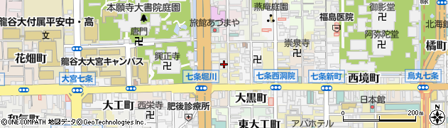 京都府京都市下京区米屋町164周辺の地図