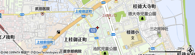 京都府京都市西京区上桂東ノ口町周辺の地図