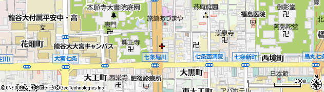 京都府京都市下京区菱屋町周辺の地図