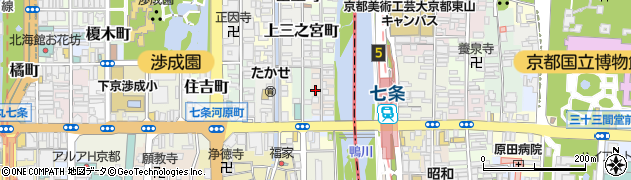 京都府京都市下京区下二之宮町430周辺の地図