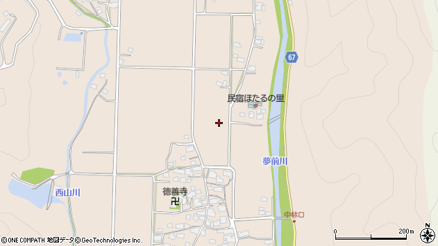 〒671-2102 兵庫県姫路市夢前町新庄の地図