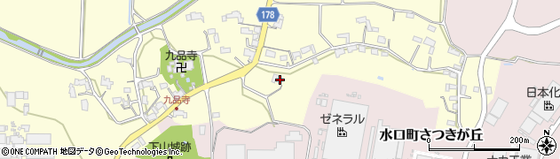 滋賀県甲賀市水口町下山1423周辺の地図