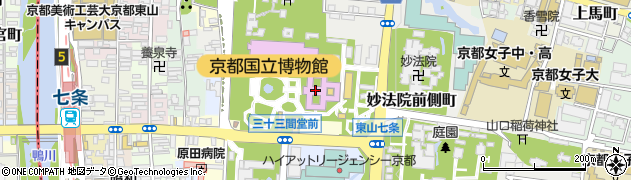 京都国立博物館周辺の地図