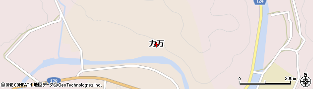 兵庫県佐用町（佐用郡）力万周辺の地図