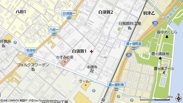 〒510-0018 三重県四日市市白須賀の地図