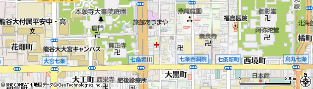 京都府京都市下京区米屋町167周辺の地図