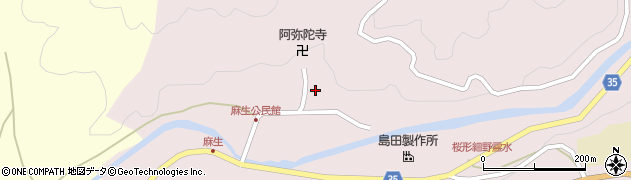 愛知県岡崎市桜形町前田周辺の地図