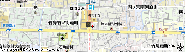 京都市役所教育委員会　生涯学習総合センター山科周辺の地図