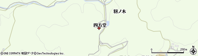 愛知県岡崎市滝町（四方堂）周辺の地図