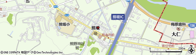 静岡県伊豆市熊坂409周辺の地図