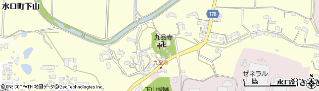 滋賀県甲賀市水口町下山1202周辺の地図