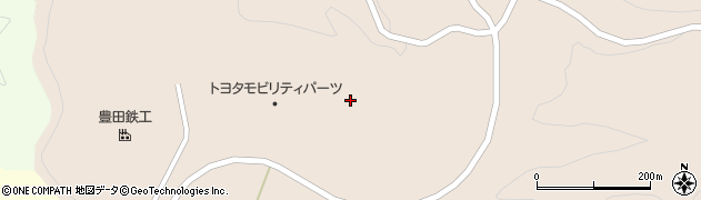愛知県岡崎市中伊西町（柿田）周辺の地図