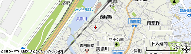 愛知県知多市新知西屋敷67周辺の地図