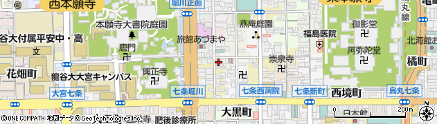 京都府京都市下京区米屋町185周辺の地図