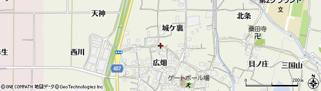京都府亀岡市曽我部町寺周辺の地図