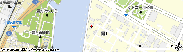 霞共同事業株式会社周辺の地図