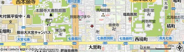 京都七条油小路郵便局 ＡＴＭ周辺の地図