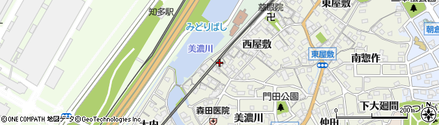 愛知県知多市新知西屋敷48周辺の地図