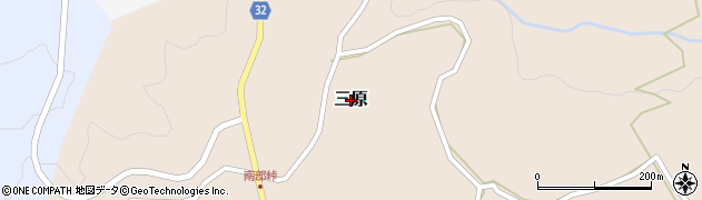 島根県川本町（邑智郡）三原周辺の地図