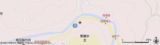 愛知県岡崎市桜形町（中嶋）周辺の地図
