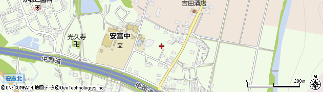 兵庫県姫路市安富町安志372周辺の地図