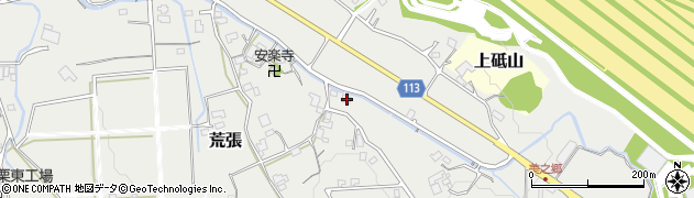 滋賀県栗東市荒張1176周辺の地図