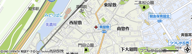 愛知県知多市新知西屋敷2周辺の地図