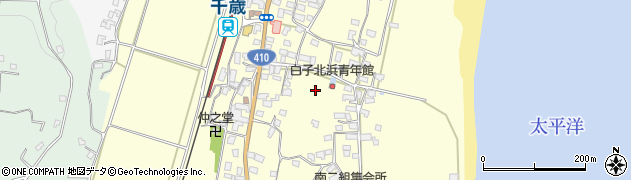 千葉県南房総市千倉町白子周辺の地図