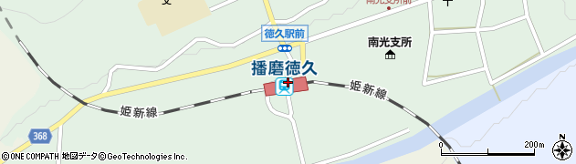 兵庫県佐用郡佐用町周辺の地図