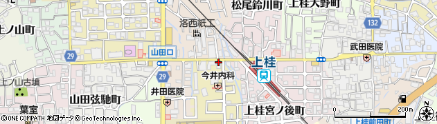京都府京都市西京区上桂森上町20周辺の地図